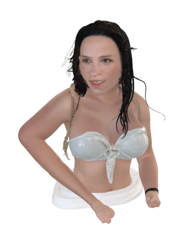 3D model for Sunlit Beach Portrait