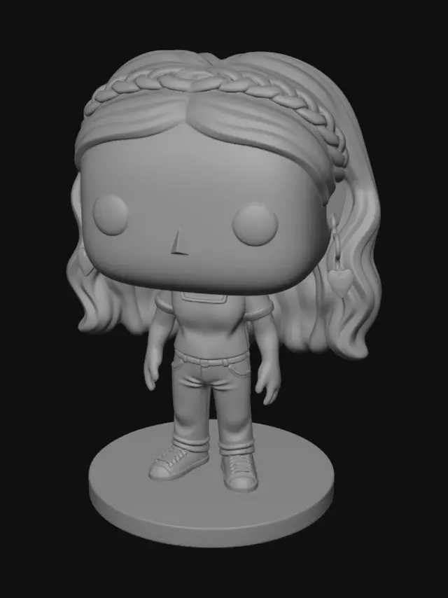 3D model for Braided Dreamer