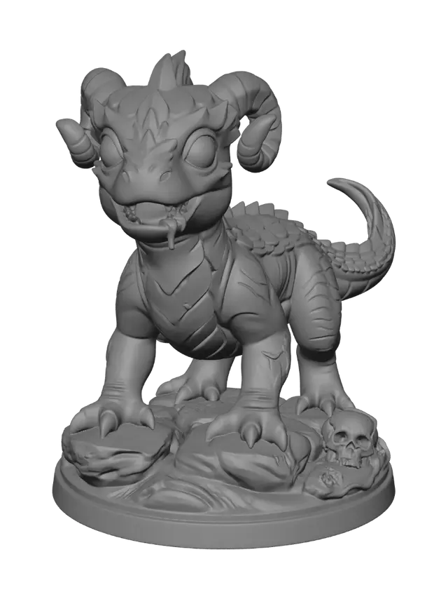 3D model for Molten Dragon