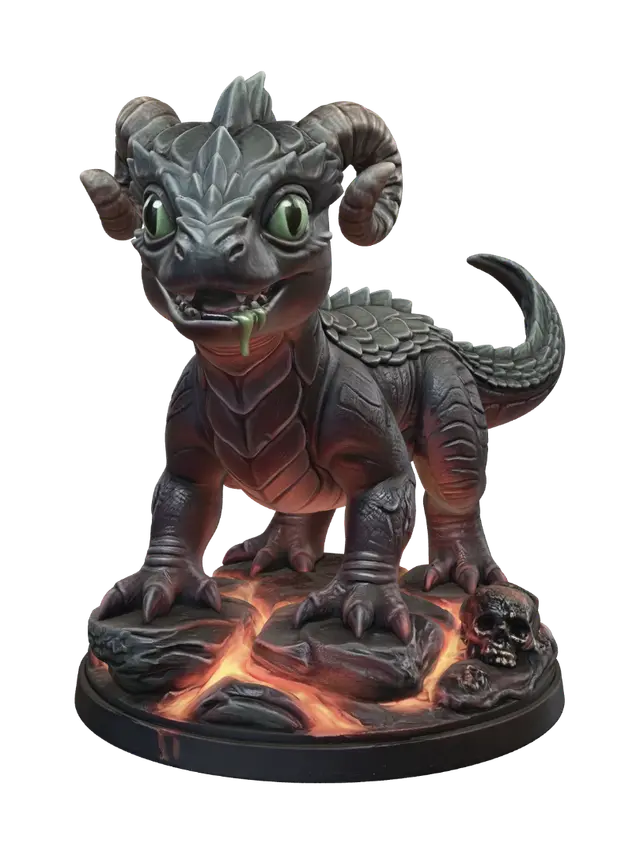 3D model for Molten Dragon