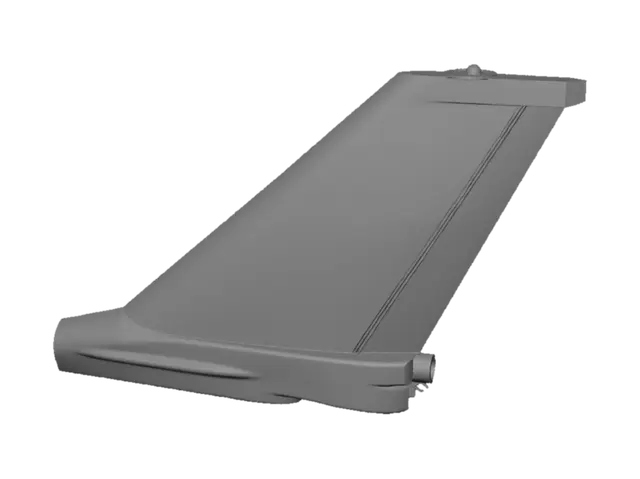 3D model for F-16 Tail Art 20th Fighter Wing
