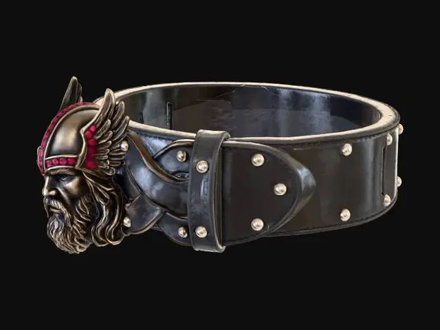 3D model for Viking Belt Buckle