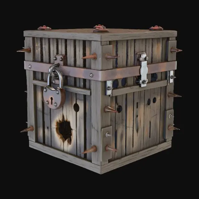 3D model for Guarded Crate