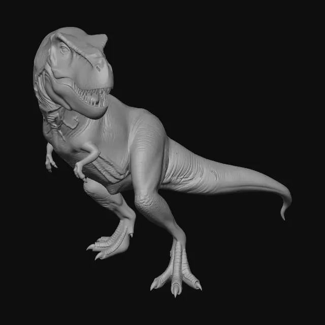 3D model for Roaring T-Rex