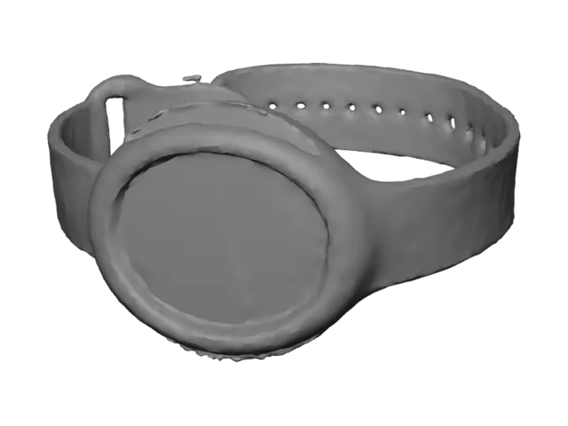 3D model for Leather cuff bracelet