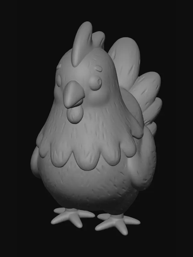 3D model for Clucky
