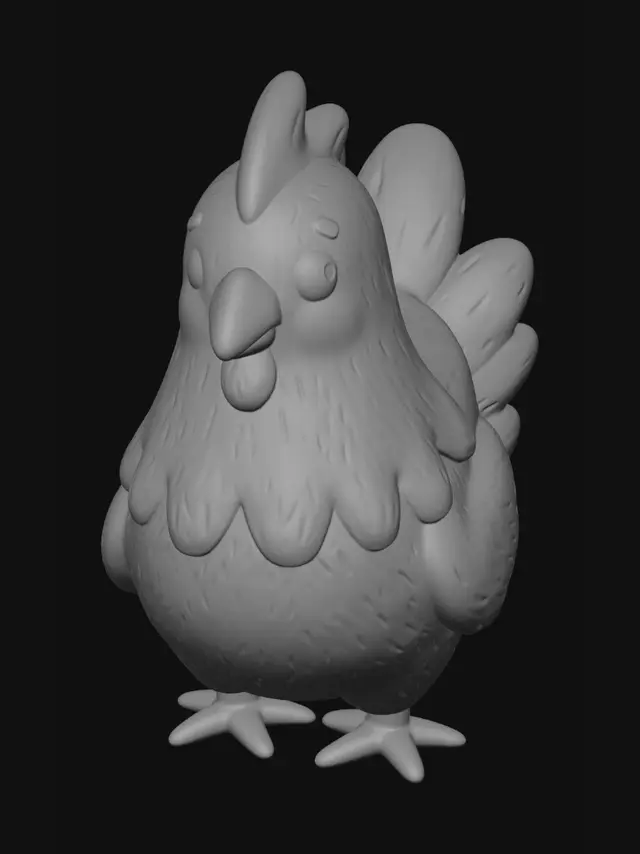 3D model for Clucky