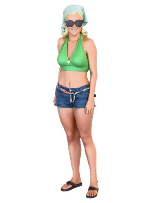 70s Halter - 1970s 3D model, vytvořený pomocí AI