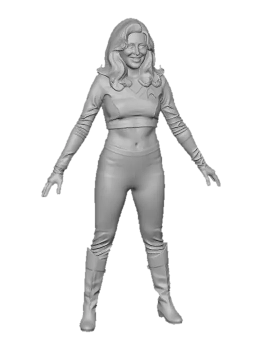 3D model for Golden Starfleet Officer Cosplay