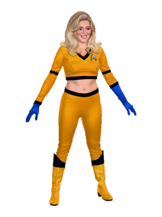 3D model for Golden Starfleet Officer Cosplay