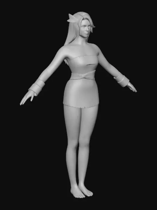 3D model for Emerald Warrior in Red