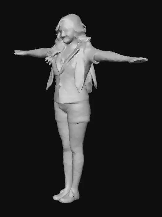 3D model for Girl Scout Uniform Pose