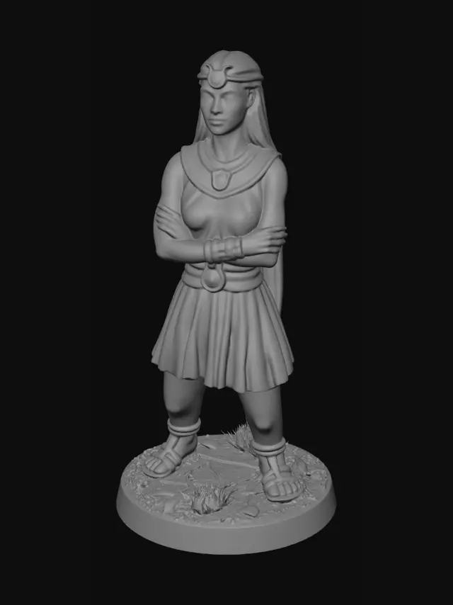 3D model for Desert Warrior Queen