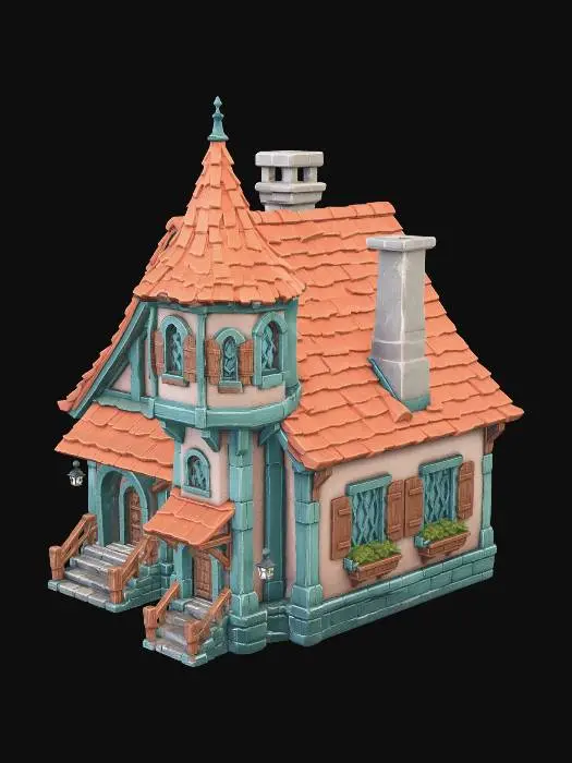 3D model for Ember-Tiled Turret House