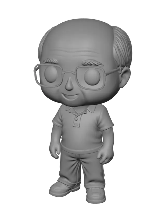 3D model for Grandpa Doll
