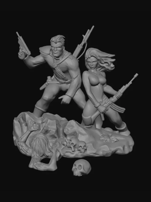 3D model for Vanguard of the Ruined City