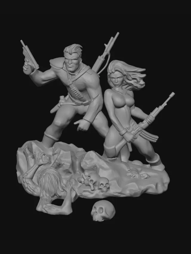 3D model for Vanguard of the Ruined City