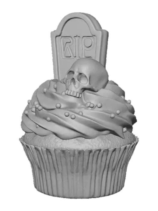 3D model for Halloween Cupcake Delight