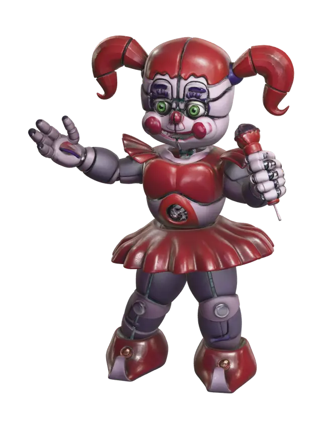 3D model for Ornate Circus Baby Fnaf