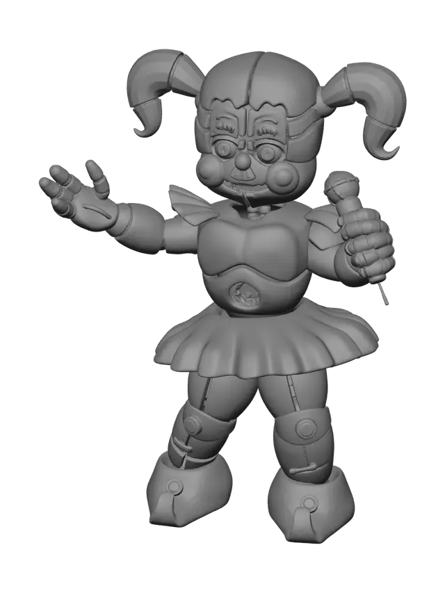 3D model for Ornate Circus Baby Fnaf