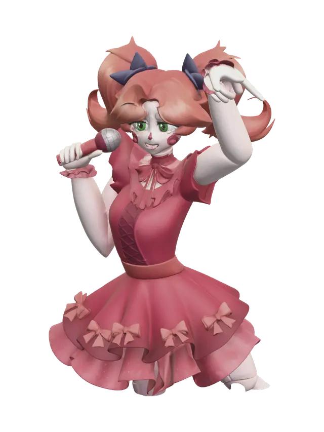 3D model for Ornate Circus Baby Fnaf