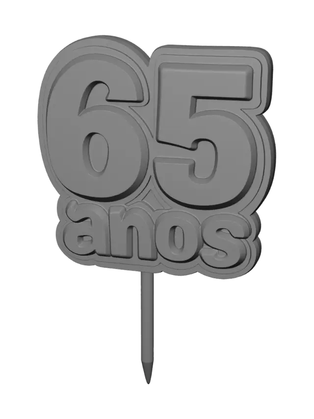 3D model for 65 anos