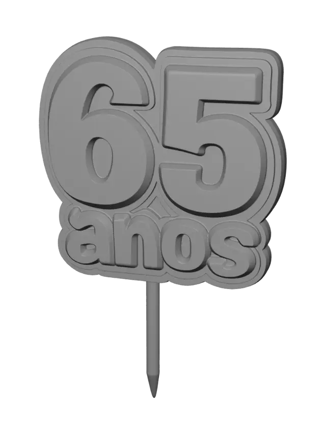 3D model for 65 anos