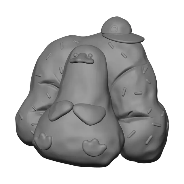 3D model for Donut Duck