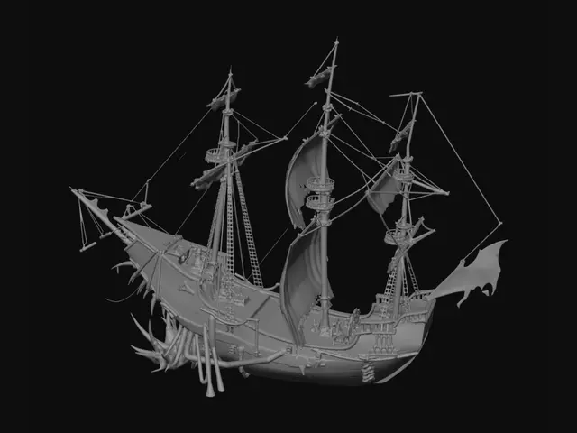 3D model for Burning Ghost Ship