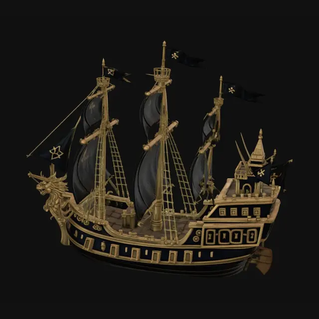 3D model for Midnight Leviathan