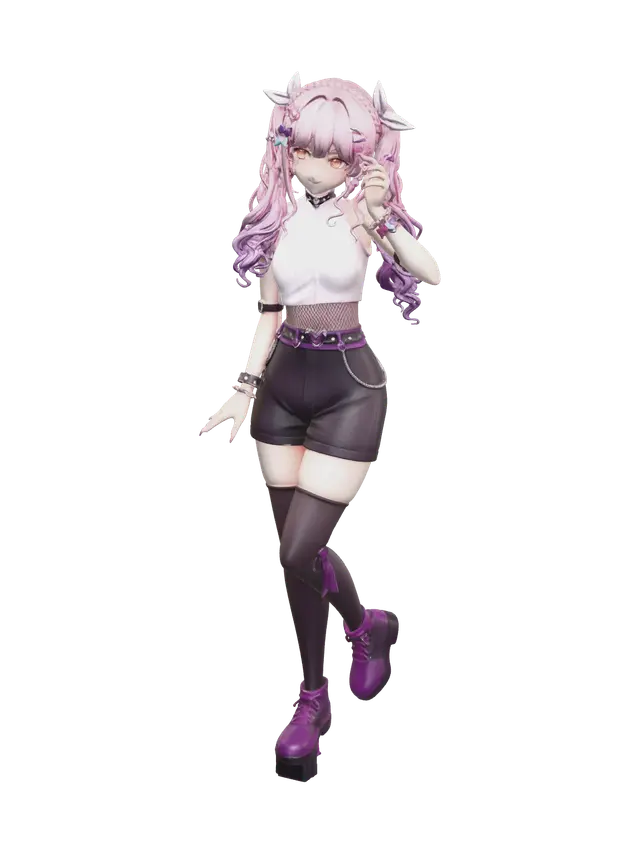 3D model for Realistic Anime Boy Hairstyles
