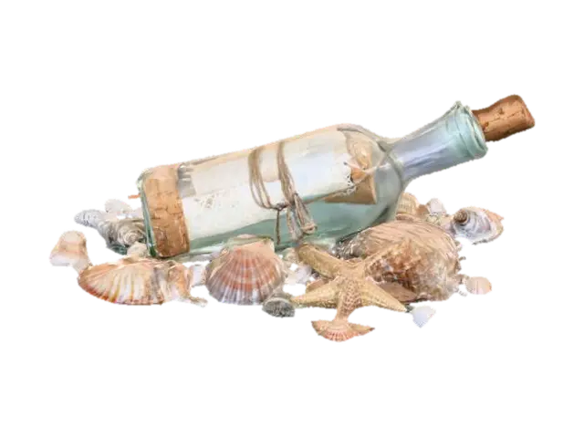 Message in a Bottle - Maritime 3D model, vytvořený pomocí AI