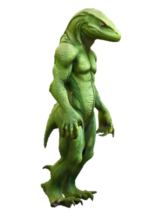3D model for Lizard Guardian