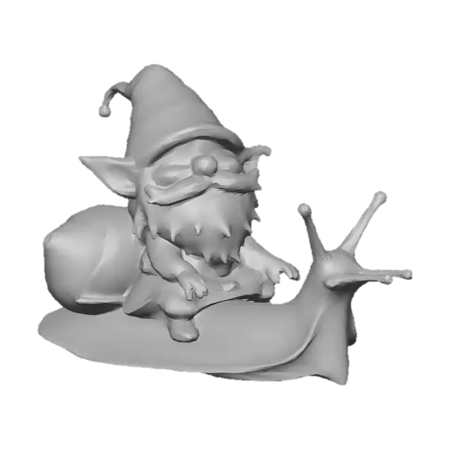 3D model for Rainbow Rider on a Snail