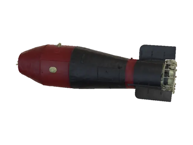 3D model for Orbital Rocket Stage with Radiation Emblem