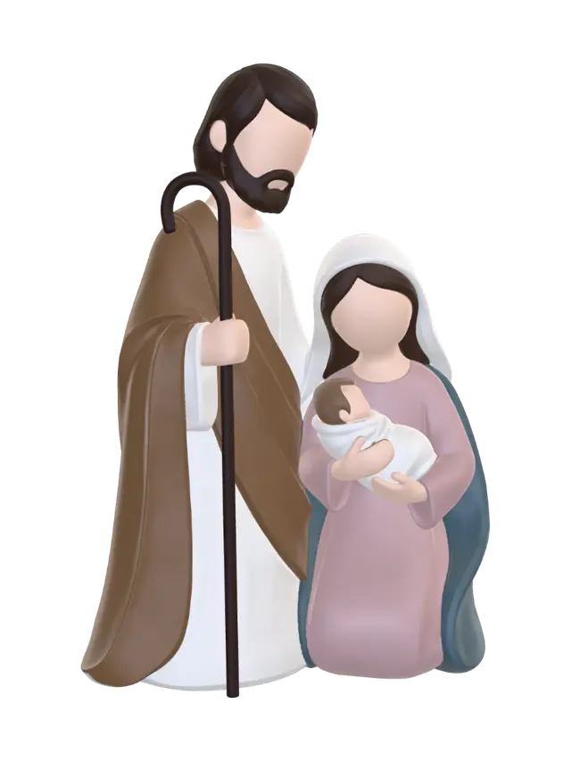 Grippenfiguren - Joseph 3D model, vytvořený pomocí AI