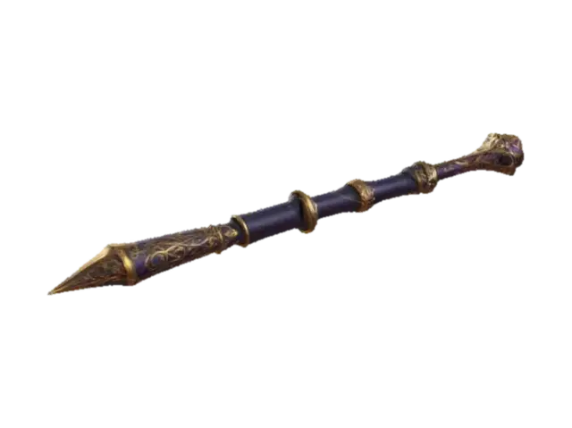 stylized magic wand 3D model, vytvořený pomocí AI