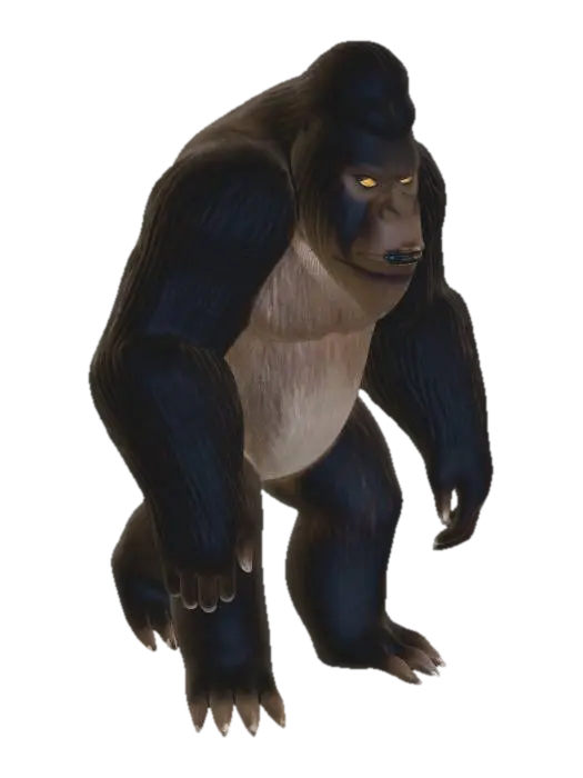 Bigfoot should be a very tall, bulky, human-like creature with long arms and a slightly hunched… - Cryptid AI 생성 3D 모델