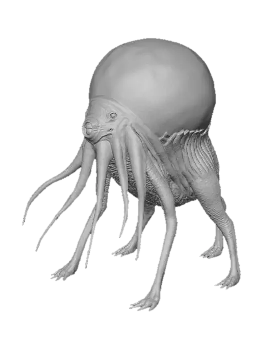 3D model for Enigmatic Wanderer
