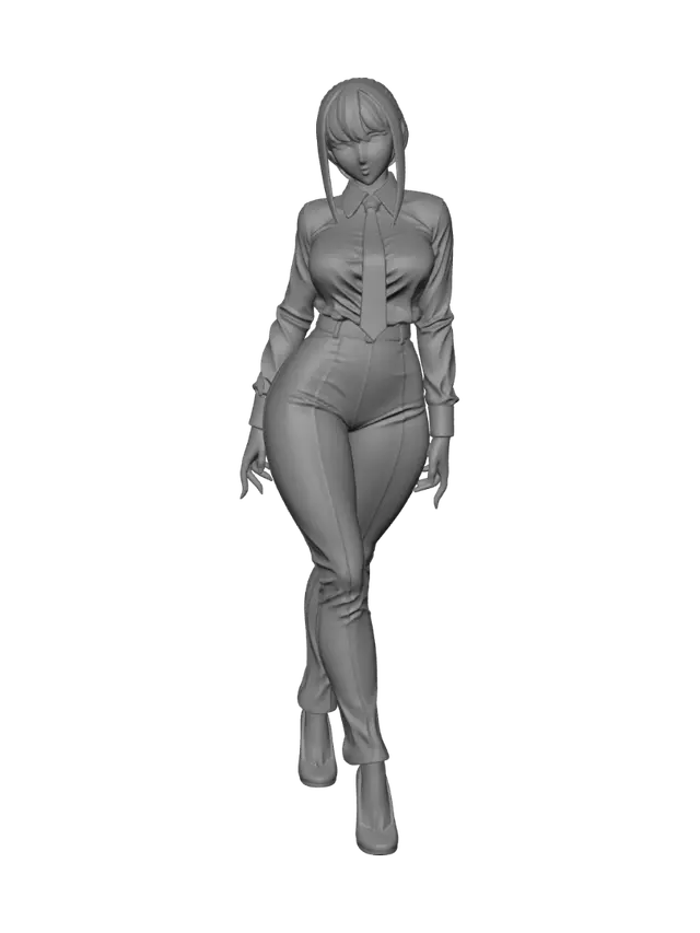 3D model for Leather-Clad Executive
