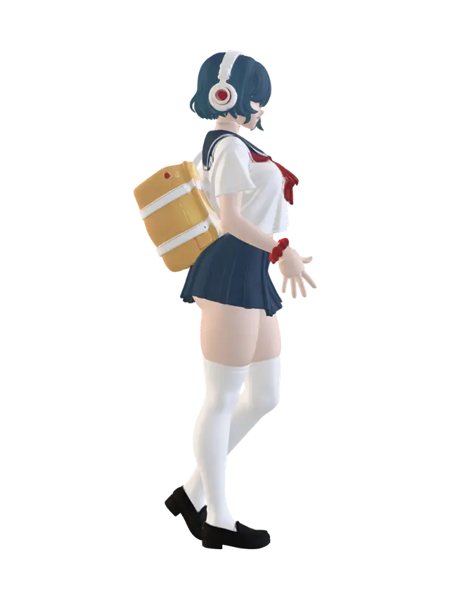 3D model for School Day Reverie