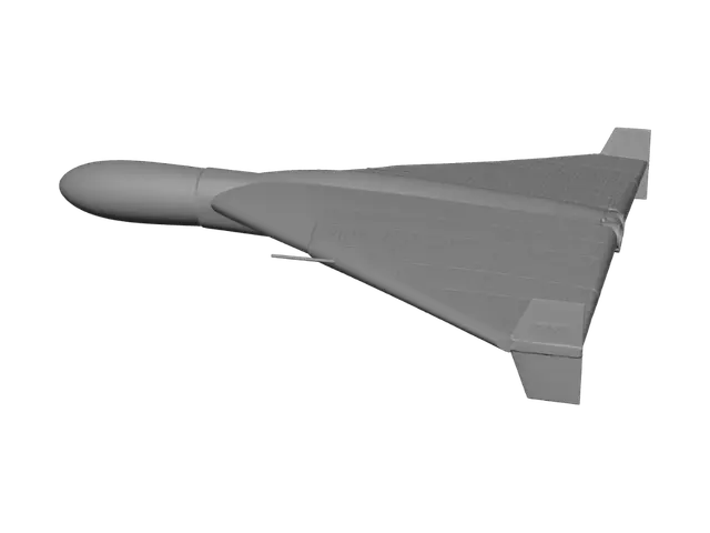 3D model for M218 Flying Wing Drone