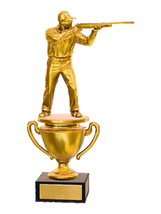 3D model for Golden Marksman Trophy
