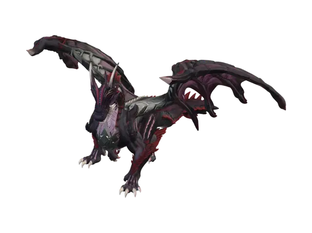 3D model for Crimson Spine Dragon