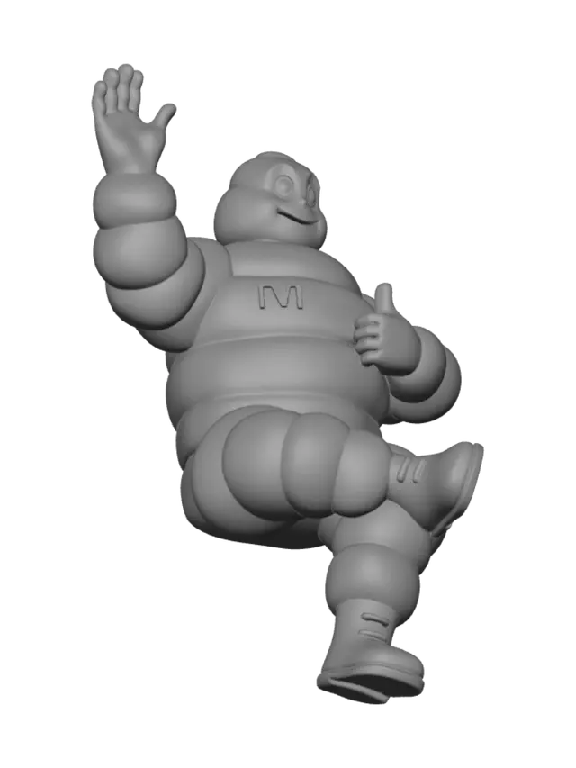3D model for Waving Bibendum