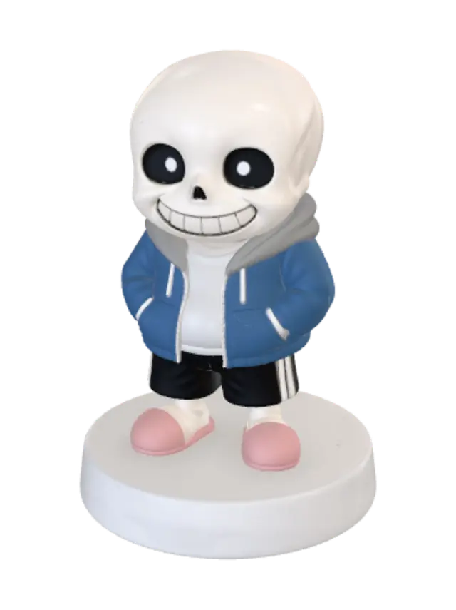3D model for Blue Hoodie Skeleton