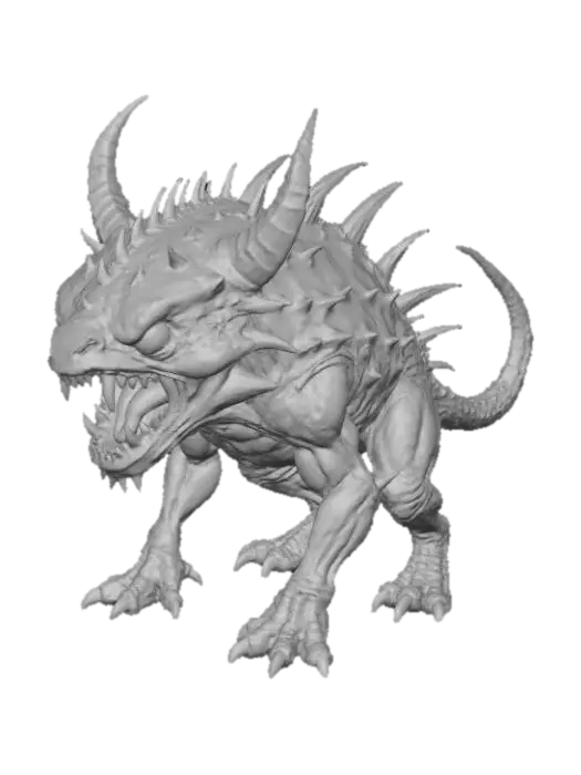 3D model for Little demon