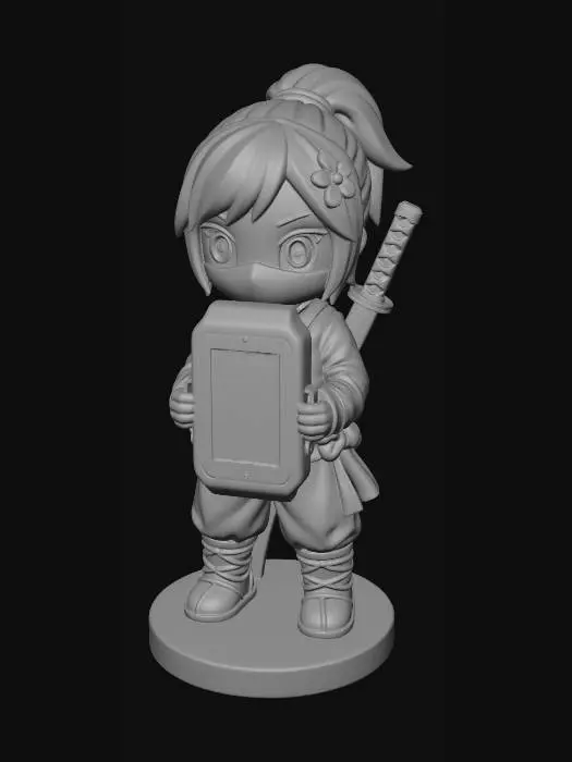 3D model for Kunoichi with Smartwatch