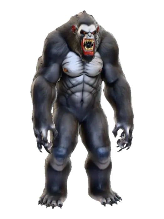 Demon bigfoot - Cryptid AI 생성 3D 모델