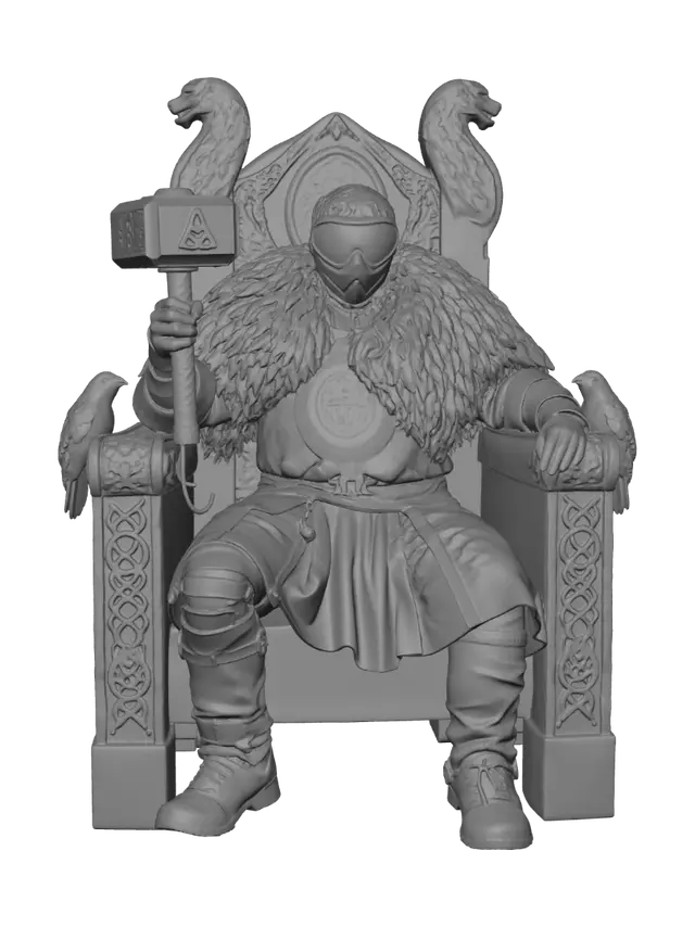 3D model for King of Valhalla